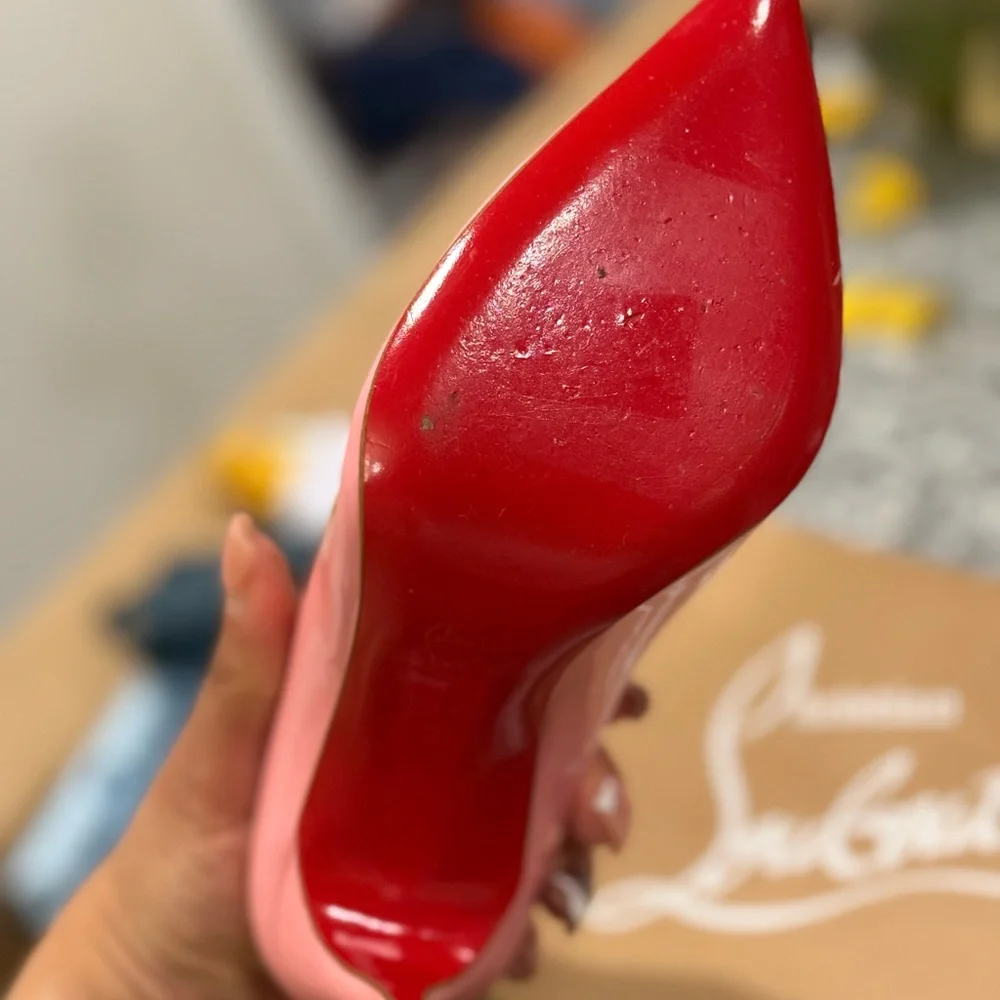Christian Louboutin Blush Pink Heels - Picture 5 of 5